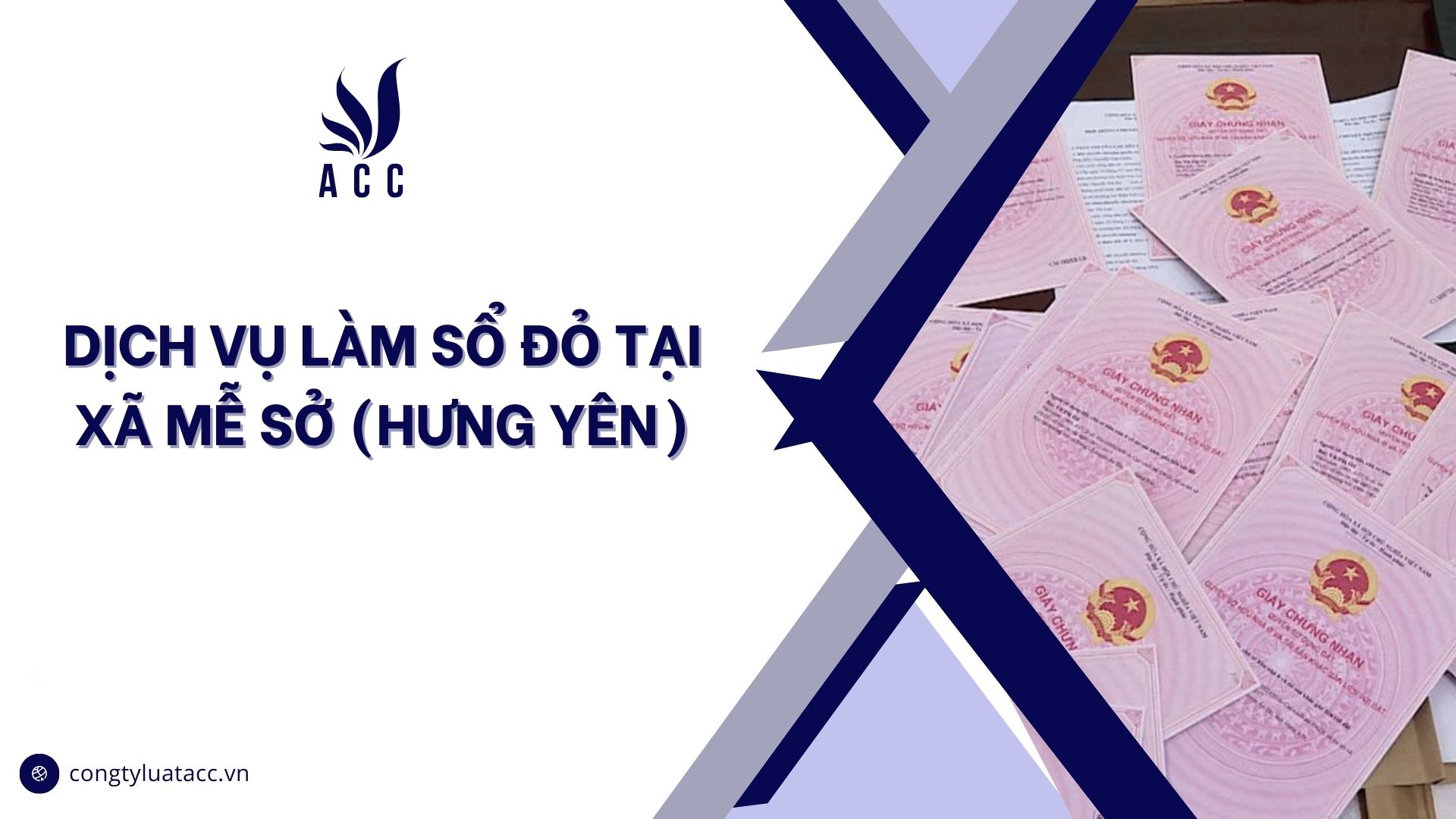 Dịch vụ làm sổ đỏ tại Xã Mễ Sở (Hưng Yên)