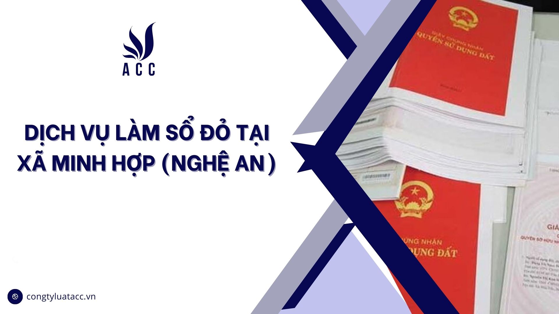 Dịch vụ làm sổ đỏ tại Xã Minh Hợp (Nghệ An)