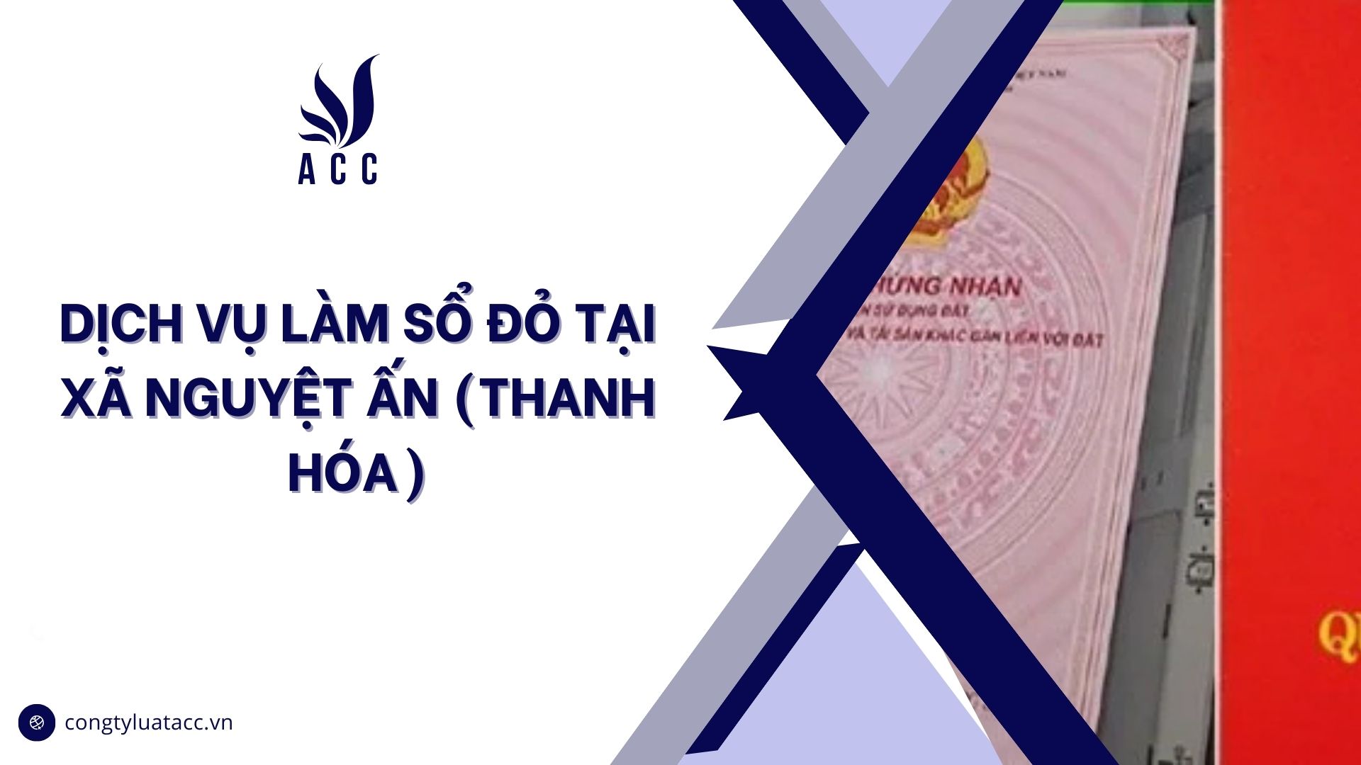 Dịch vụ làm sổ đỏ tại Xã Nguyệt Ấn (Thanh Hóa)