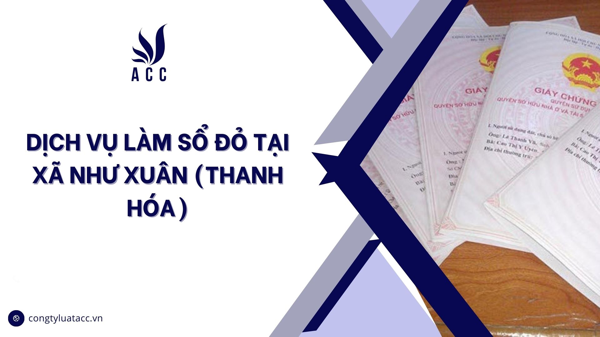 Dịch vụ làm sổ đỏ tại Xã Như Xuân (Thanh Hóa)