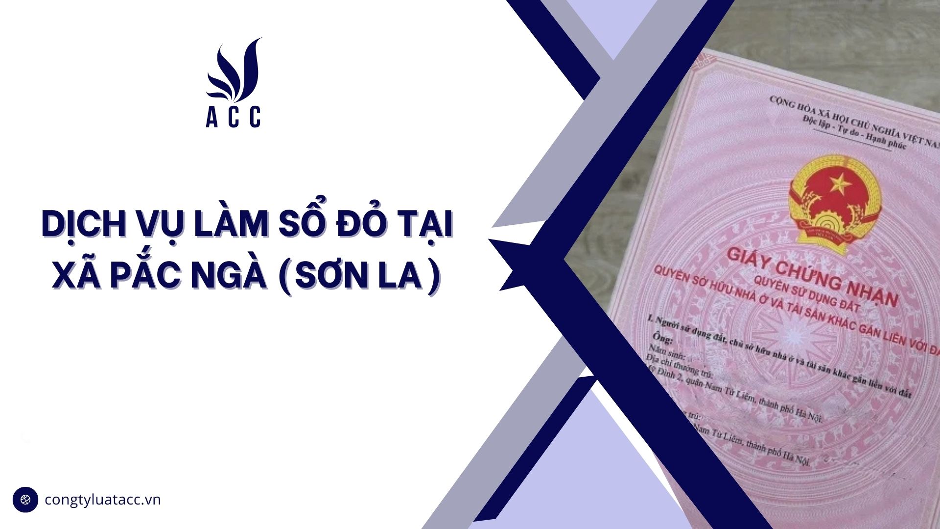 Dịch vụ làm sổ đỏ tại Xã Pắc Ngà (Sơn La)