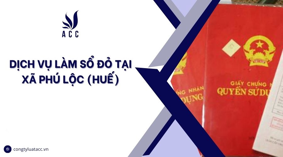 Dịch vụ làm sổ đỏ tại Xã Phú Lộc (Huế)