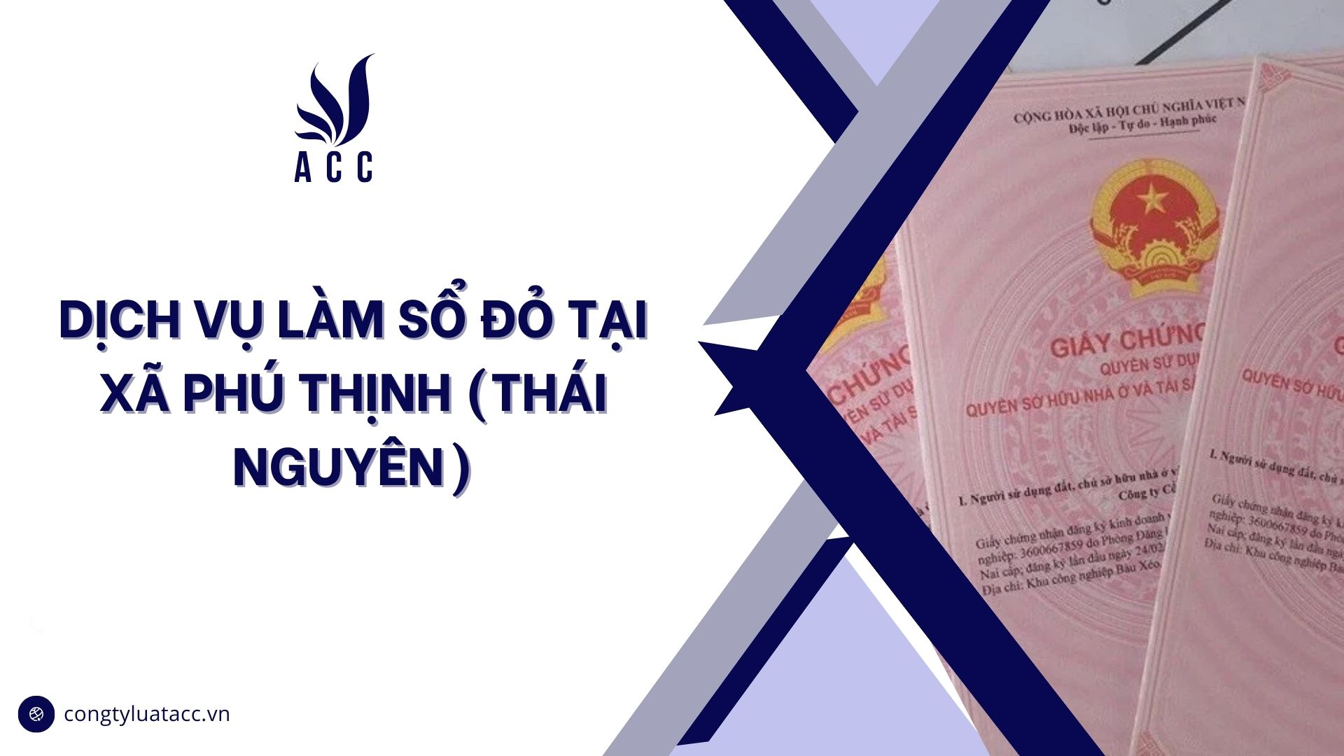 Dịch vụ làm sổ đỏ tại Xã Phú Thịnh (Thái Nguyên)