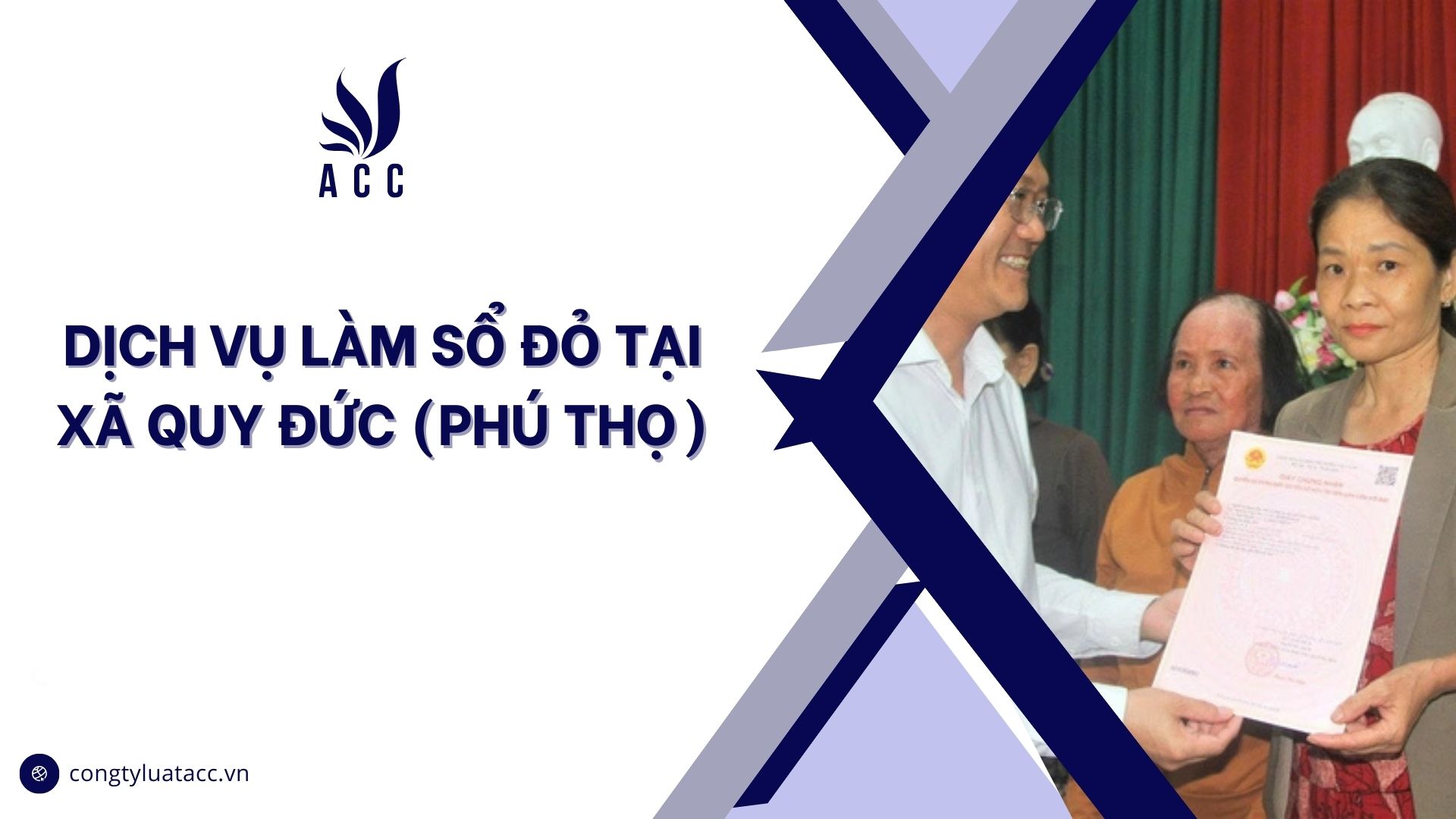 Dịch vụ làm sổ đỏ tại Xã Quy Đức (Phú Thọ)
