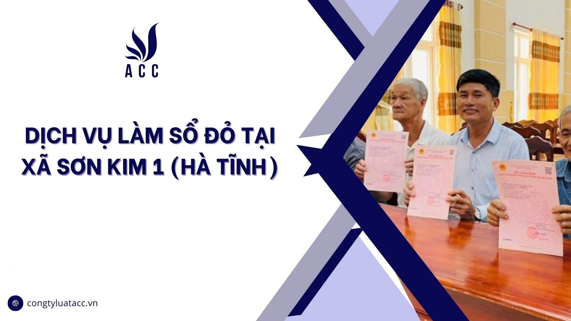 Dịch vụ làm sổ đỏ tại Xã Sơn Kim 1 (Hà Tĩnh)