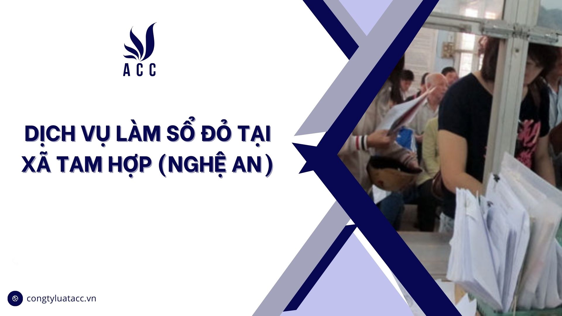 Dịch vụ làm sổ đỏ tại Xã Tam Hợp (Nghệ An)