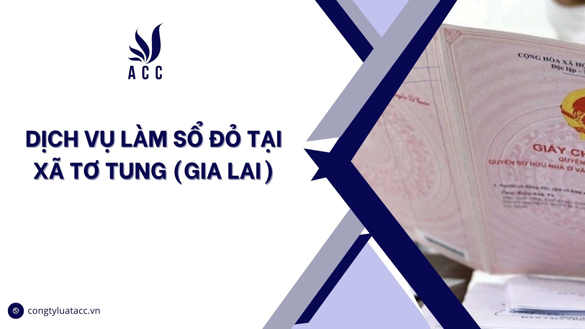 Dịch vụ làm sổ đỏ tại Xã Tơ Tung (Gia Lai)