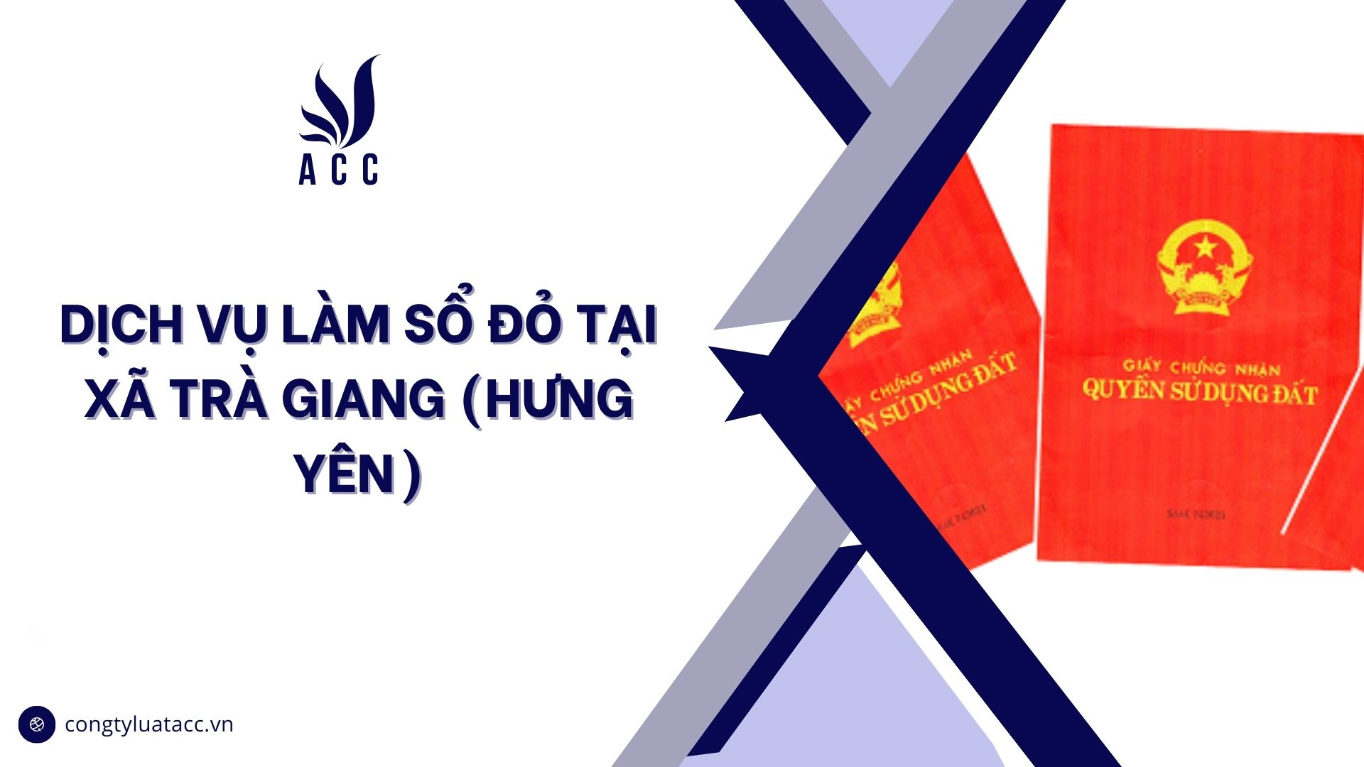 Dịch vụ làm sổ đỏ tại Xã Trà Giang (Hưng Yên)