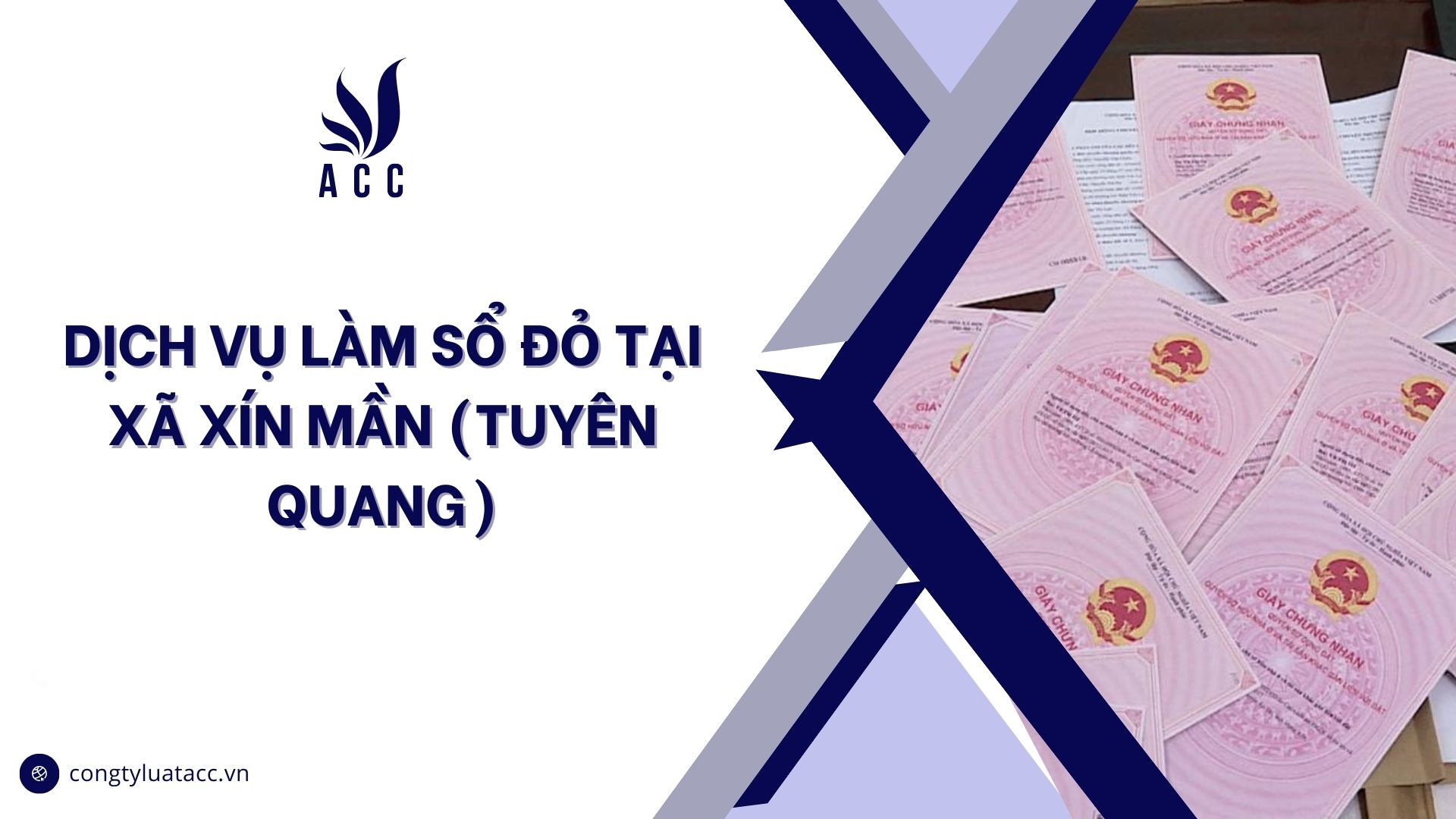 Dịch vụ làm sổ đỏ tại Xã Xín Mần (Tuyên Quang)