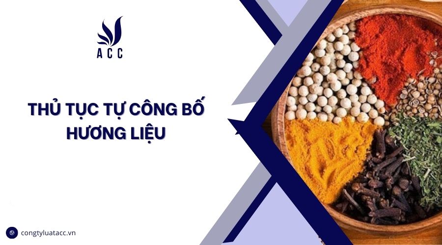 Thủ tục tự công bố hương liệu
