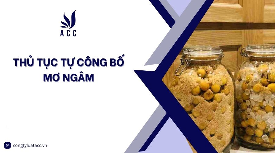 Thủ tục tự công bố mơ ngâm
