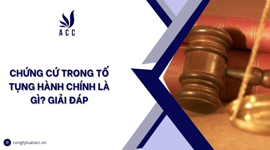 Chứng cứ trong tố tụng hành chính là gì? Giải đáp