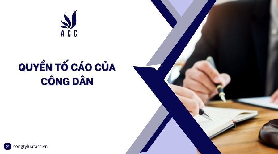 Quyền tố cáo của công dân