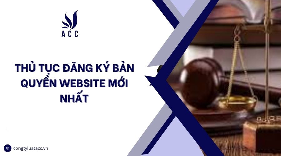 Thủ tục đăng ký bản quyền website mới nhất