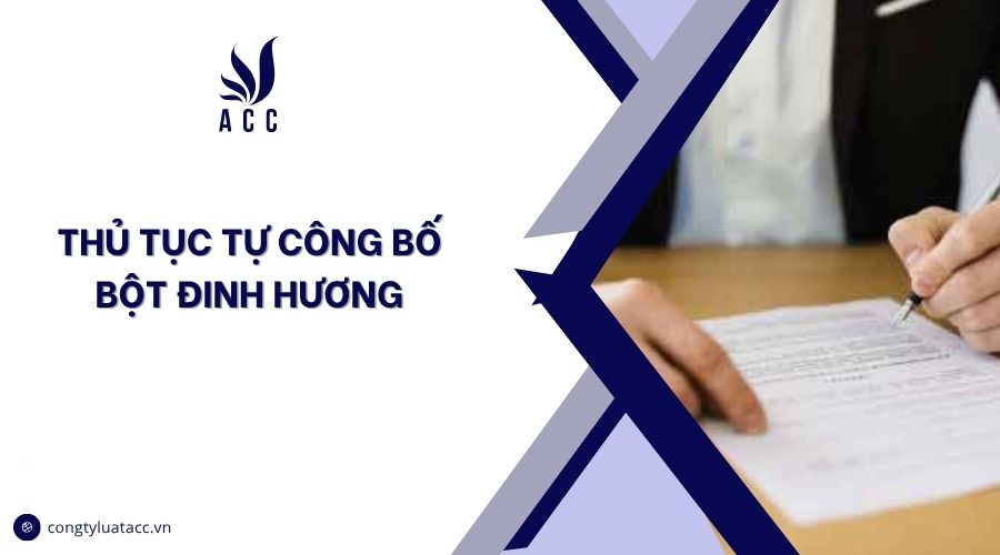 Thủ tục tự công bố đinh hương