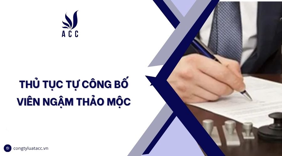 Thủ tục tự công bố viên thảo mộc