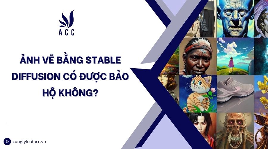Ảnh vẽ bằng Stable Diffusion có được bảo hộ không?