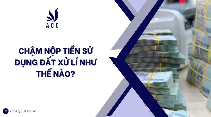 Chậm nộp tiền sử dụng đất xử lí như thế nào?