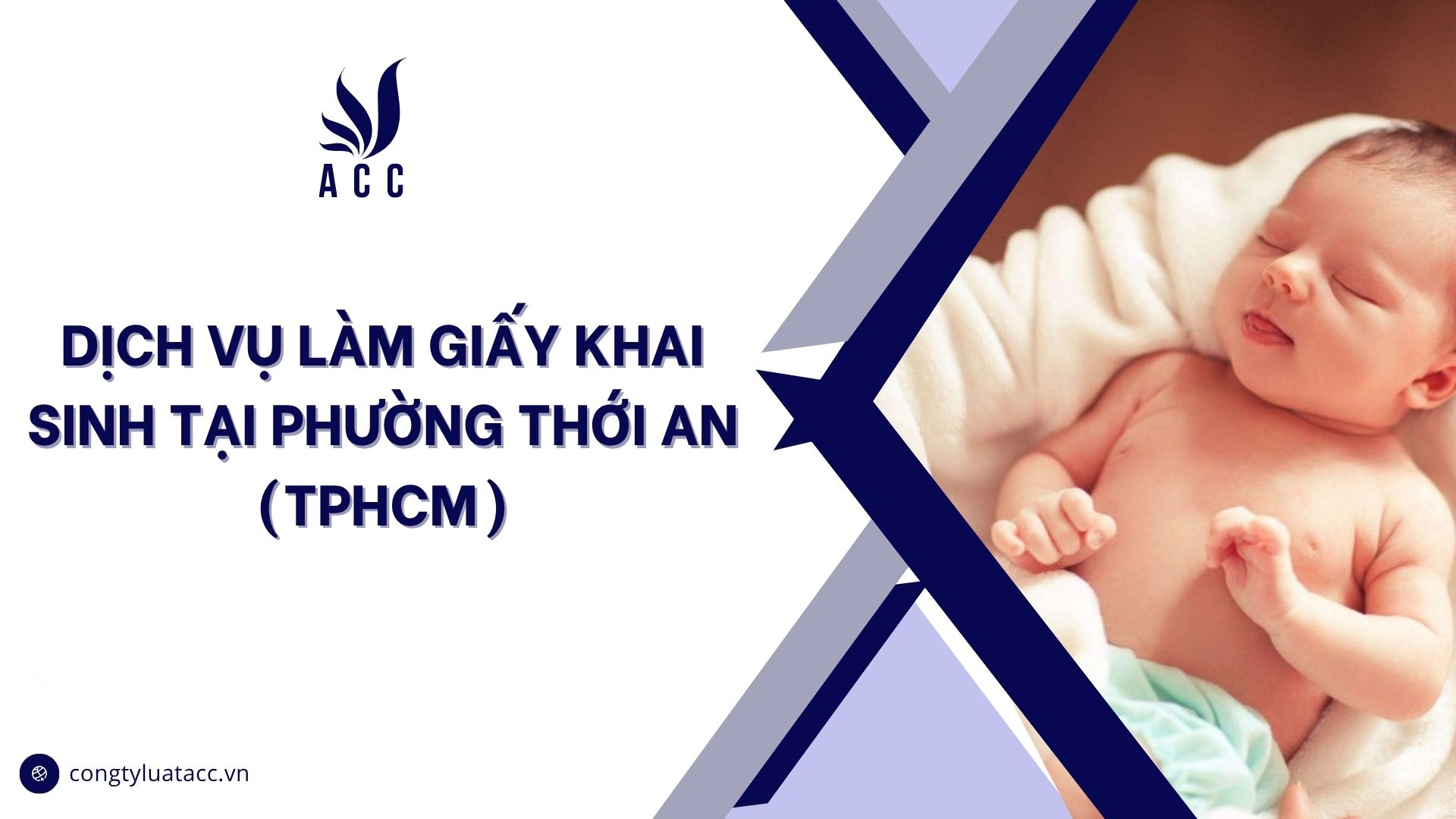 Dịch vụ làm giấy khai sinh tại phường Thới An (TPHCM)