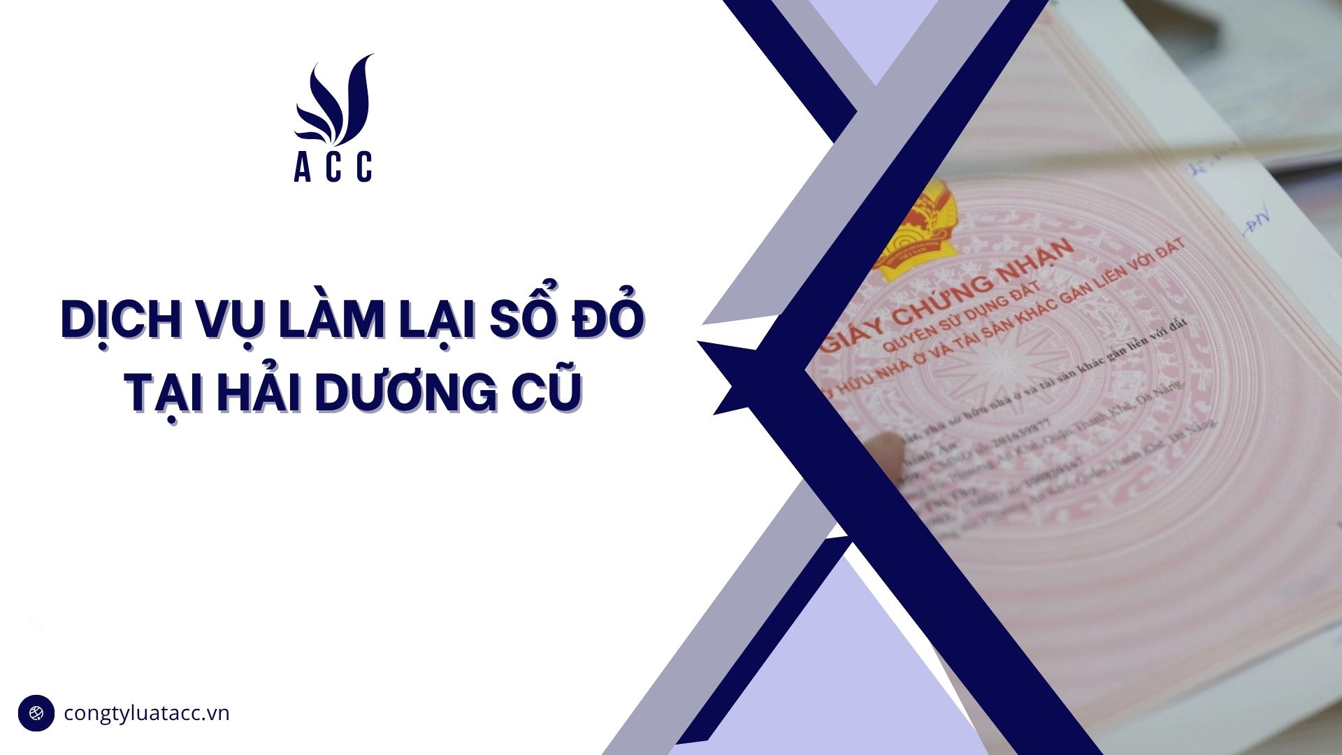 Dịch vụ làm lại sổ đỏ tại Hải Dương cũ