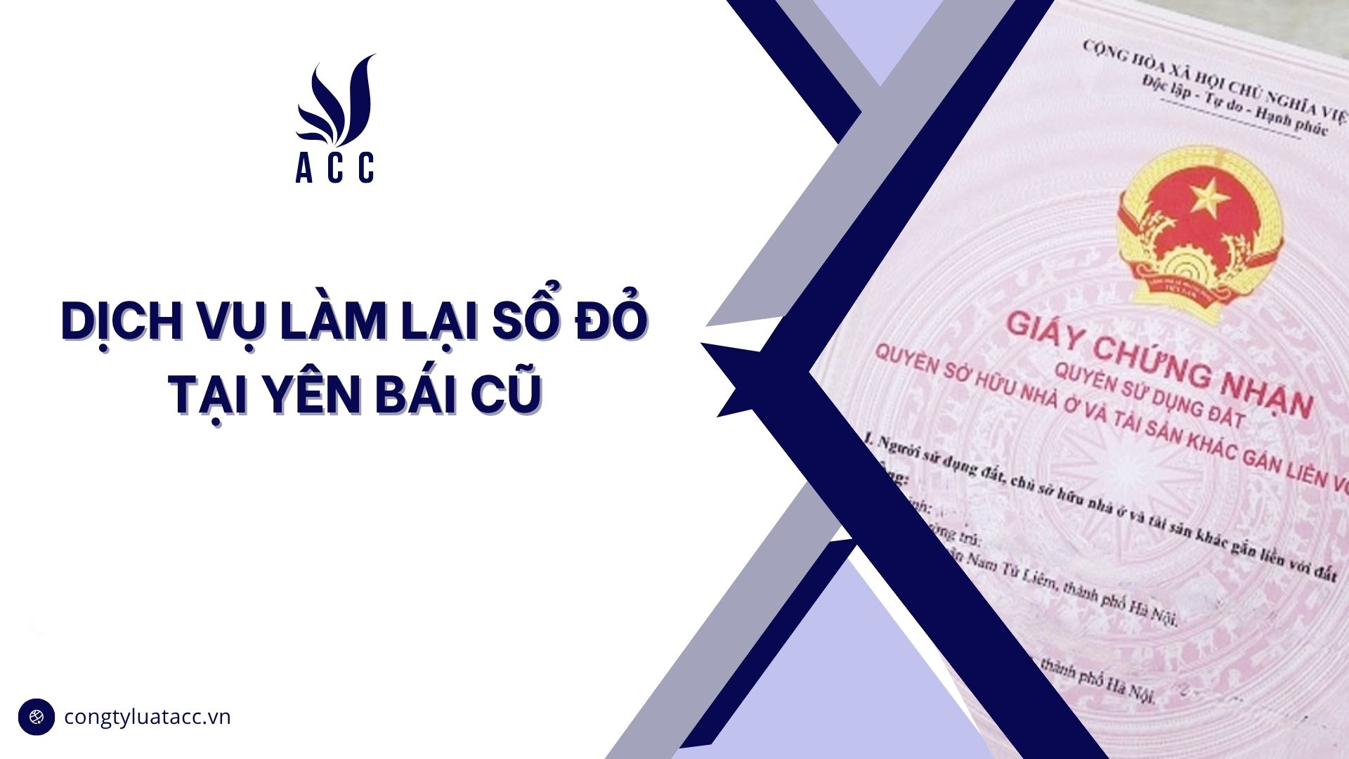 Dịch vụ làm lại sổ đỏ tại Yên Bái cũ