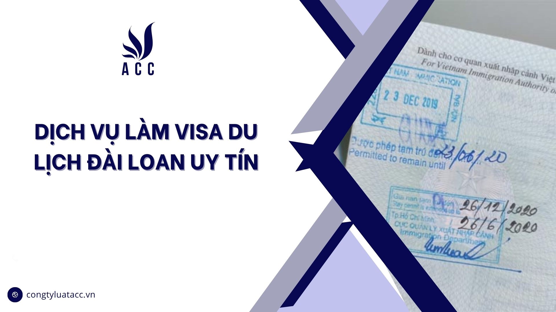 Dịch vụ làm visa du lịch Đài Loan uy tín