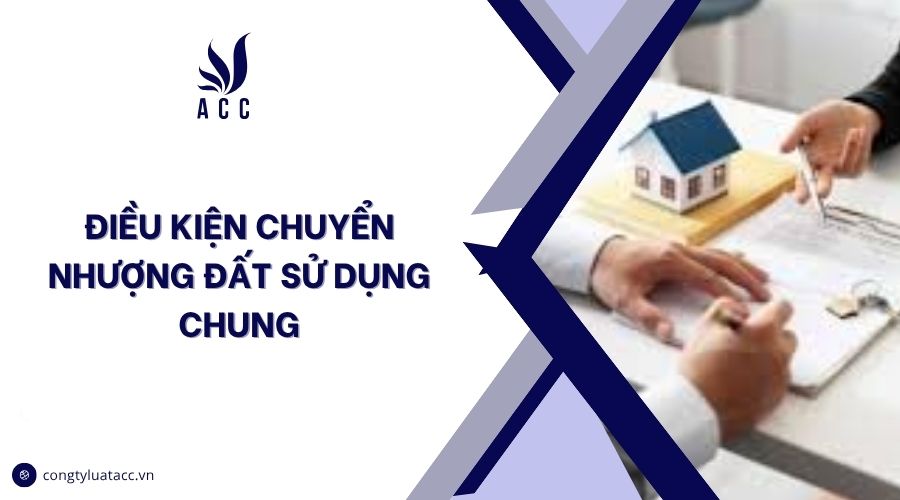 Điều kiện chuyển nhượng đất sử dụng chung