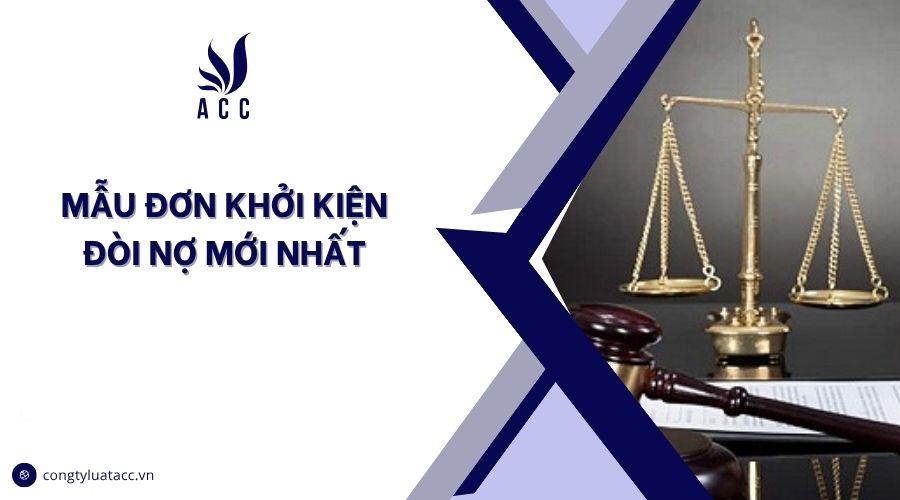 Mẫu đơn khởi kiện đòi nợ mới nhất