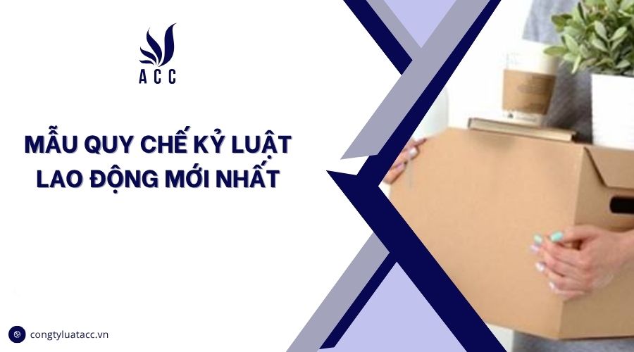 Mẫu quy chế kỷ luật lao động mới nhất