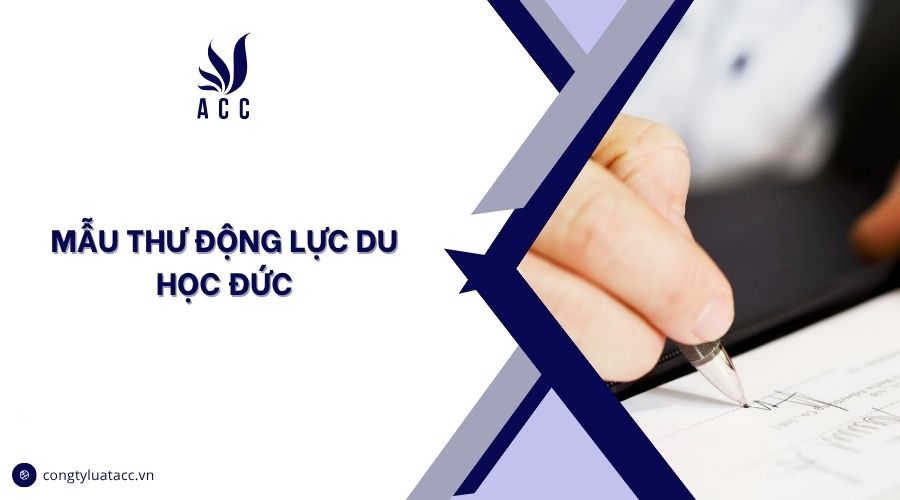 Mẫu thư động lực du học Đức