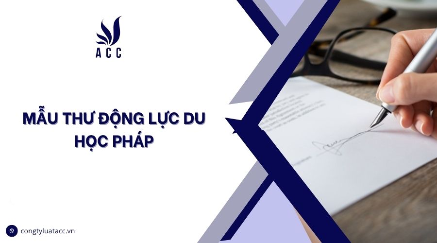 Mẫu thư động lực du học Pháp