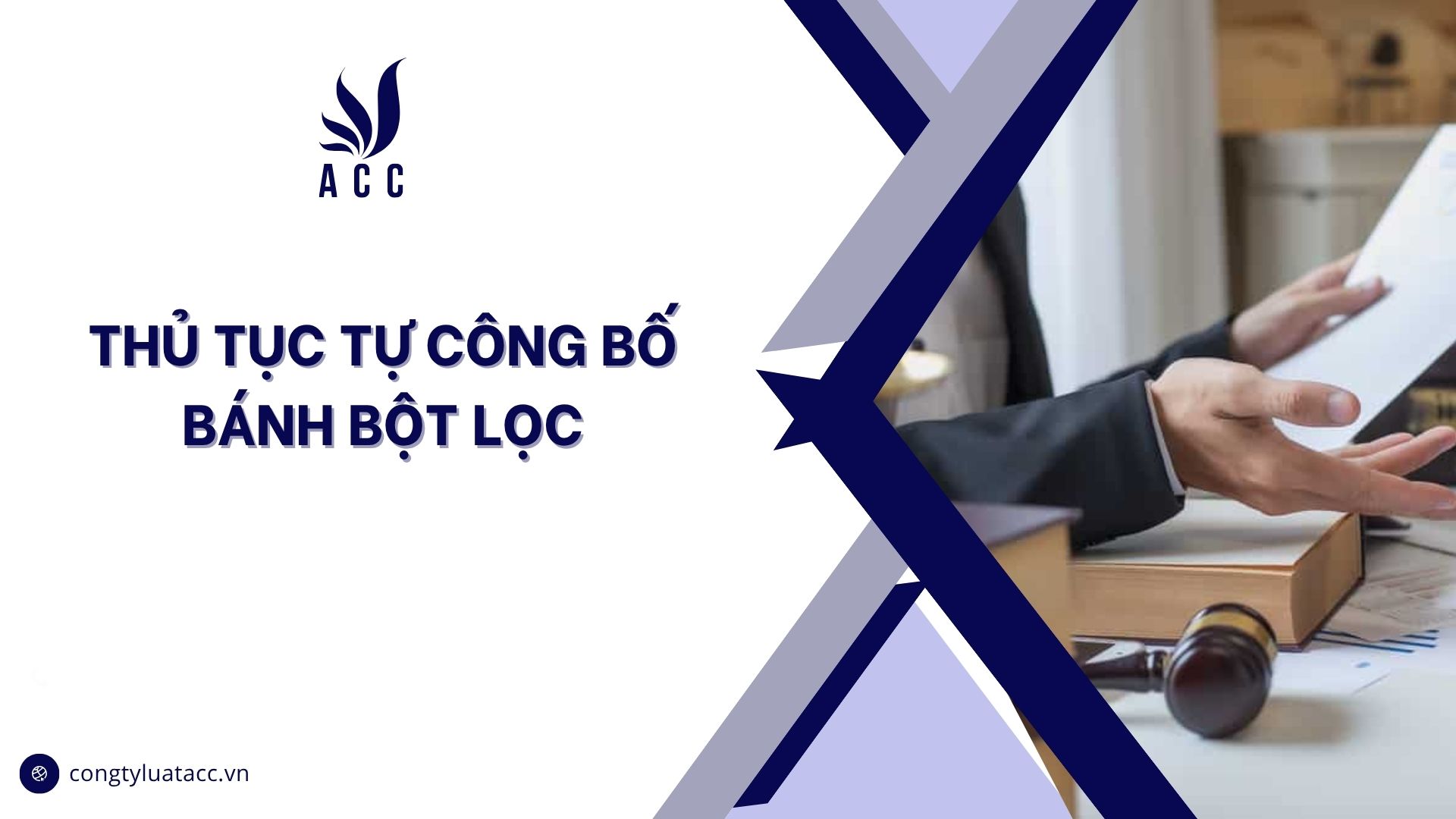 Thủ tục tự công bố bánh bột lọc