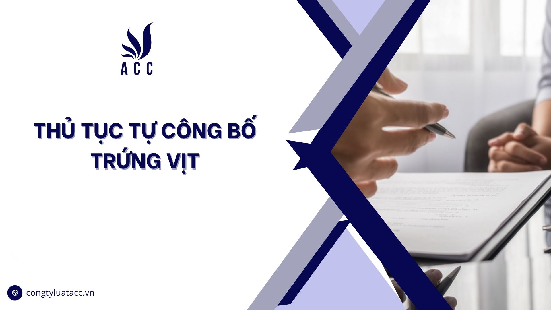 Thủ tục tự công bố trứng vịt