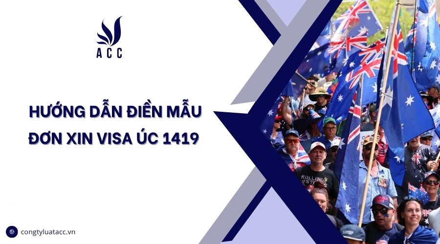 Hướng dẫn điền mẫu đơn xin visa Úc 1419