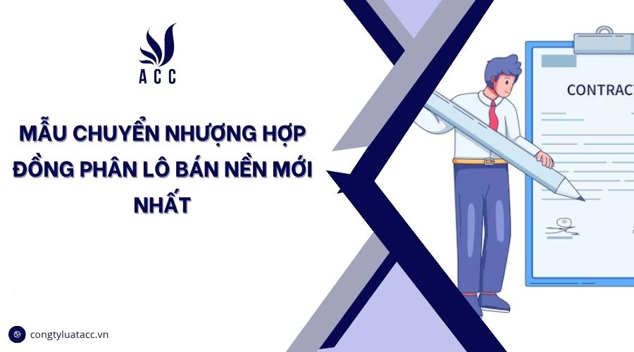 Mẫu chuyển nhượng hợp đồng phân lô bán nền mới nhất