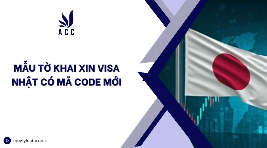 Mẫu tờ khai xin visa Nhật có mã code mới