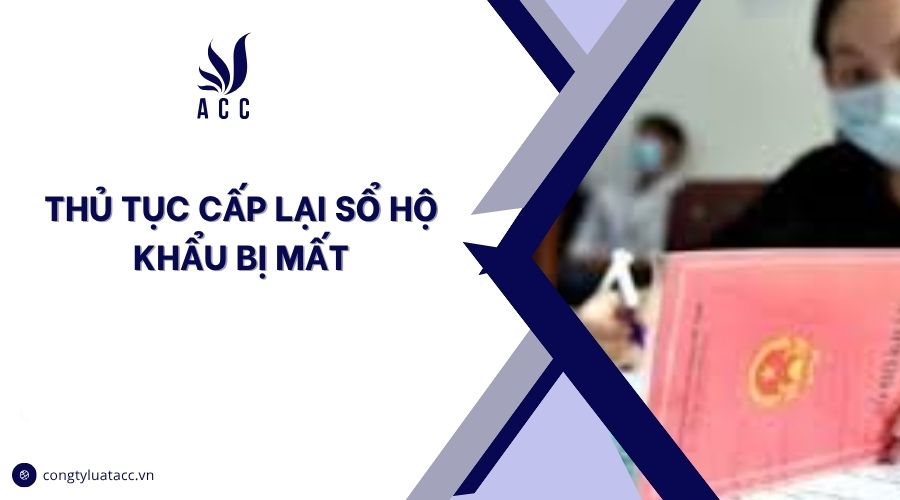 Thủ tục cấp lại sổ hộ khẩu bị mất