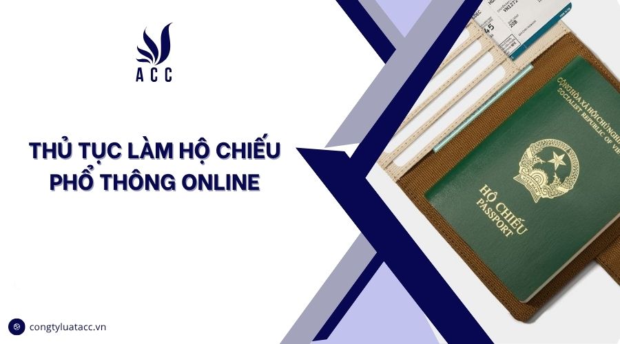 Thủ tục làm hộ chiếu phổ thông online