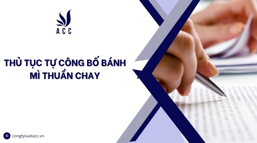 Thủ tục tự công bố bánh mì thuần chay