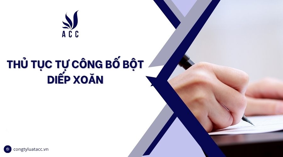Thủ tục tự công bố bột diếp xoăn