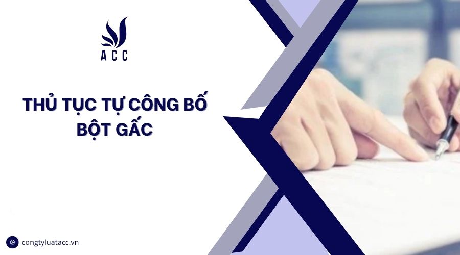 Thủ tục tự công bố bột gấc