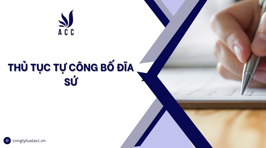 Thủ tục tự công bố đĩa sứ