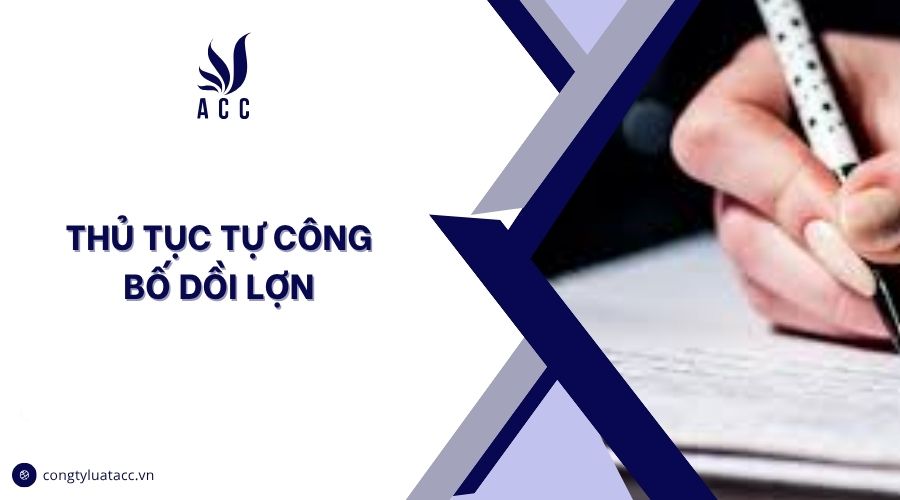 Thủ tục tự công bố dồi lợn