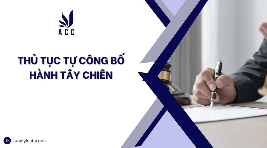 Thủ tục tự công bố hành tây chiên