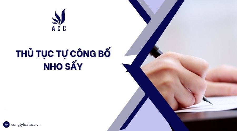 Thủ tục tự công bố nho sấy