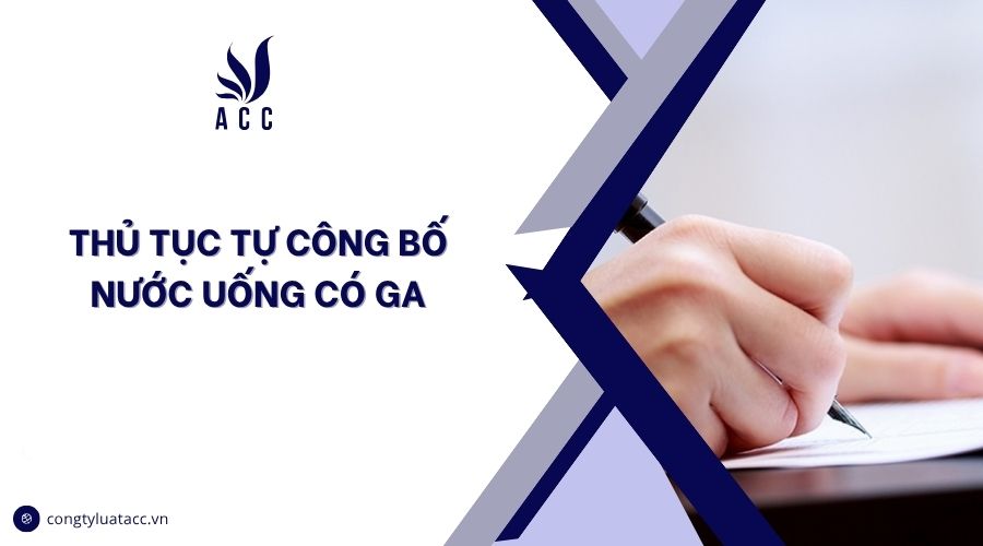 Thủ tục tự công bố nước uống có ga