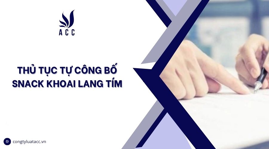 Thủ tục tự công bố khoai tím