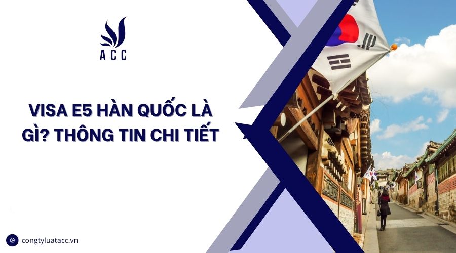 Visa E5 Hàn Quốc là gì? Thông tin chi tiết