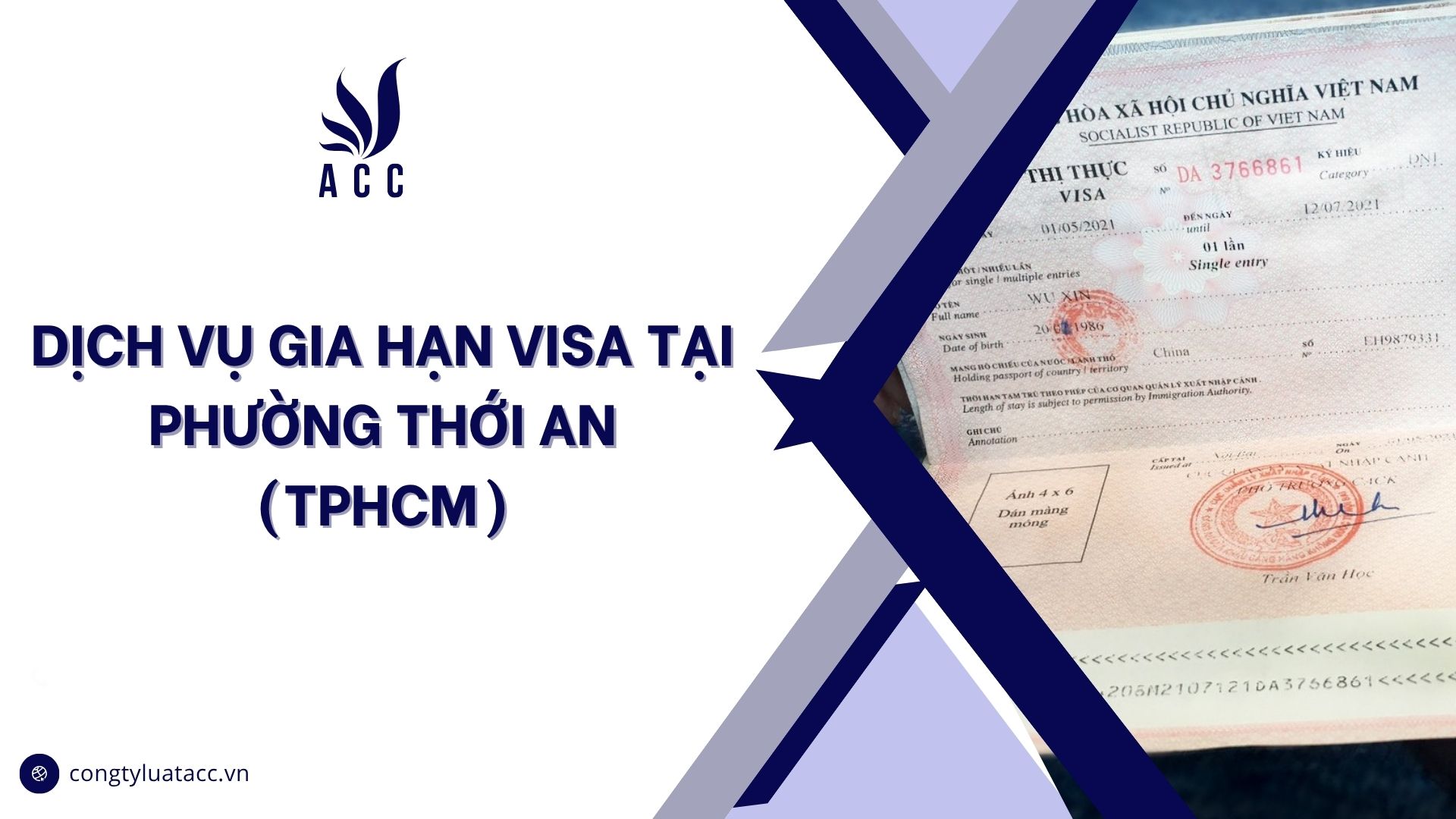 Dịch vụ gia hạn visa​ tại Phường Thới An (TPHCM)