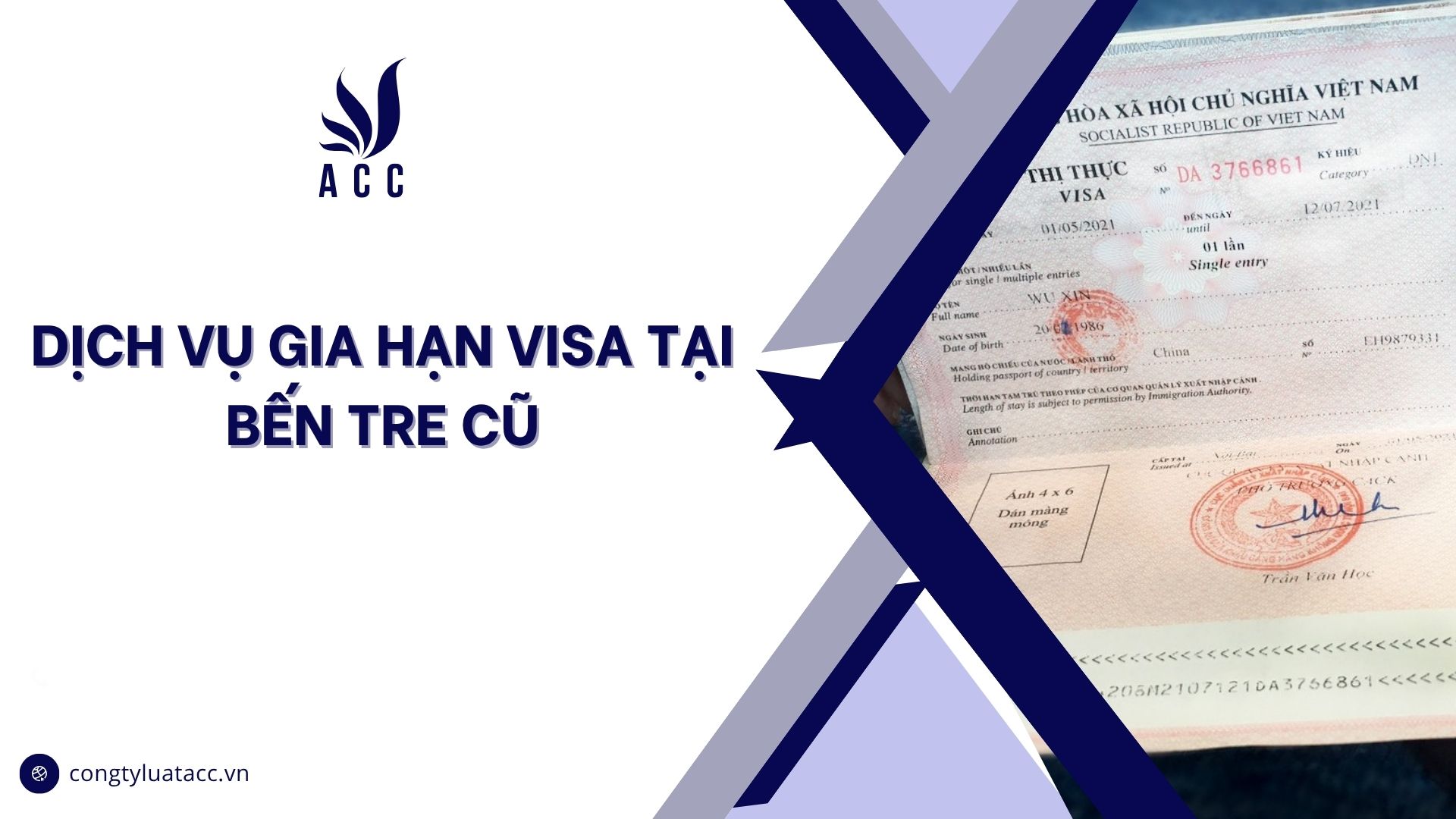 Dịch vụ gia hạn visa​​​​ tại Bến Tre cũ